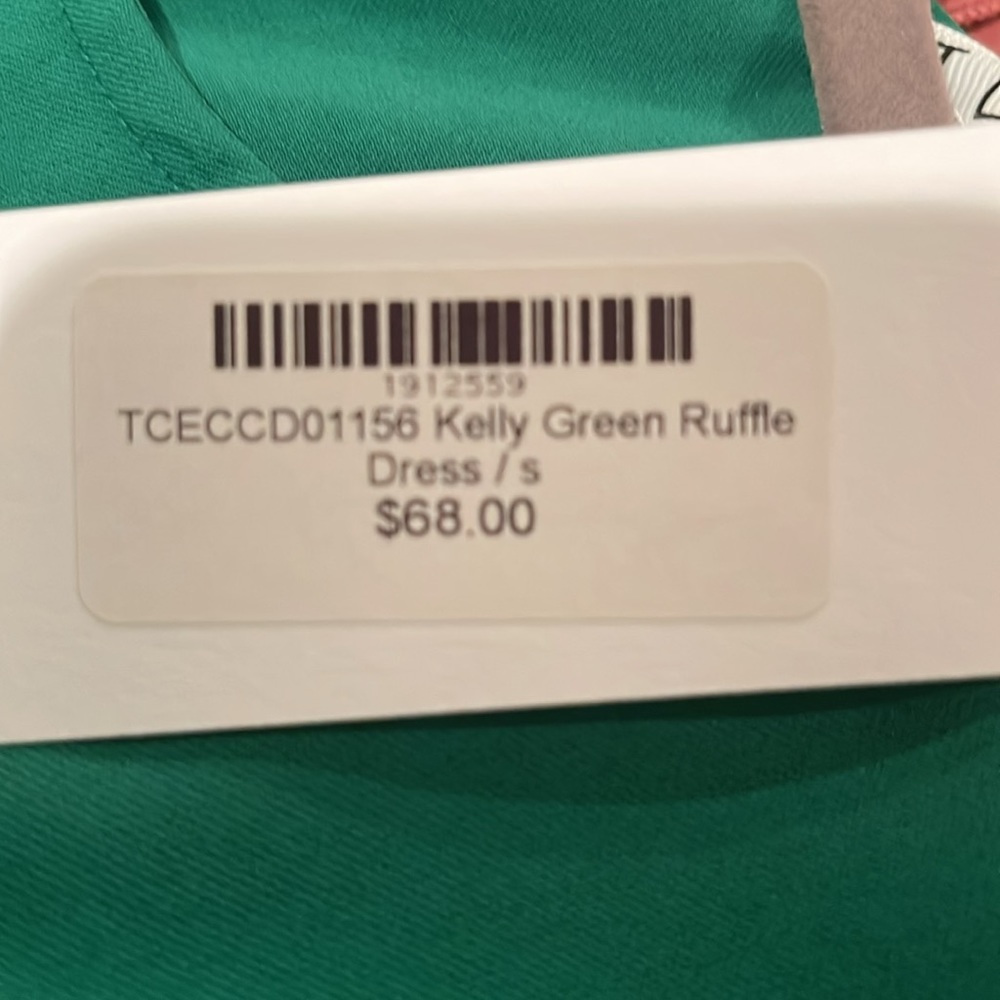 TCEC Emerald Ruffle Mini Dress - Picture 3 of 3